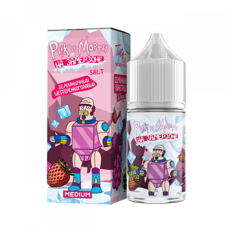 Фото и внешний вид — RICK and MORTY На Замерзоне SALT 30ml - Земляника Виноград N