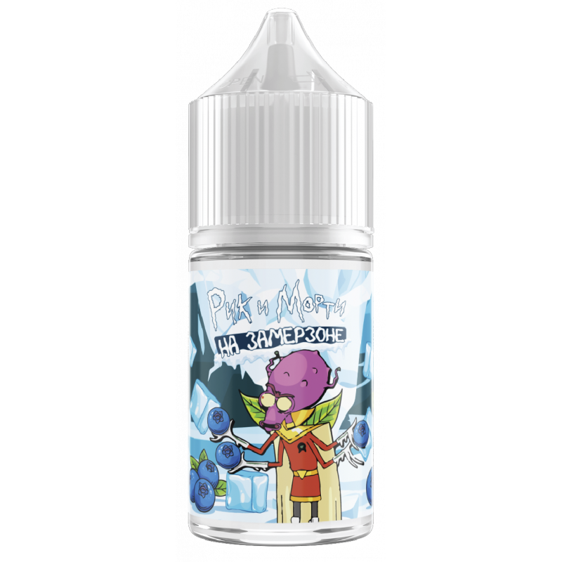 Фото и внешний вид — RICK and MORTY На Замерзоне SALT 30ml - Черничная Фанта S