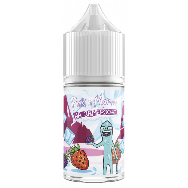 Фото и внешний вид — RICK and MORTY На Замерзоне SALT 30ml - Клубника Ежевика S
