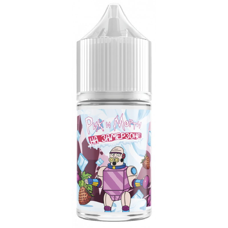 Фото и внешний вид — RICK and MORTY На Замерзоне SALT 30ml - Земляника Виноград S