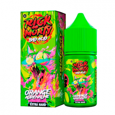 RICK and MORTY Bad Acid SALT 30ml - Апельсиновый Адреналин S