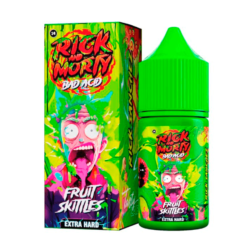 Фото и внешний вид — RICK and MORTY Bad Acid SALT 30ml - Skittles S