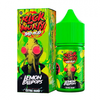 RICK and MORTY Bad Acid SALT 30ml - Лимонные Леденцы S