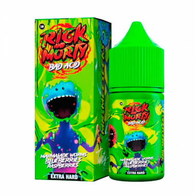RICK and MORTY Bad Acid SALT 30ml - Мармелад Черника Малина S