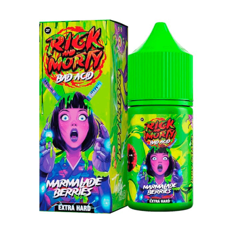 Фото и внешний вид — RICK and MORTY Bad Acid SALT 30ml - Ягодный Мармелад S