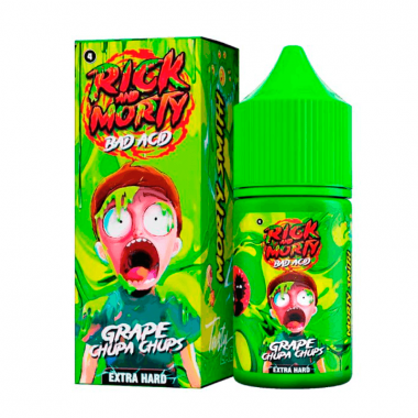 RICK and MORTY Bad Acid SALT 30ml - Виноградный Чупа-Чупс S