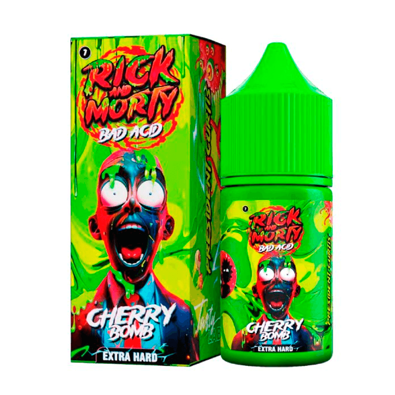 Фото и внешний вид — RICK and MORTY Bad Acid SALT 30ml - Взрывная Вишня S