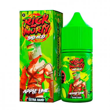 RICK and MORTY Bad Acid SALT 30ml - Яблоко Лайм S