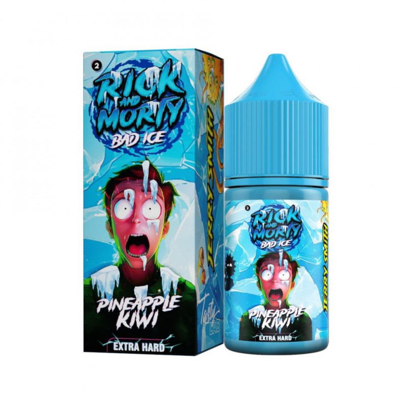 Фото и внешний вид — RICK AND MORTY BAD ICE SALT 30ml - Ананас Киви S