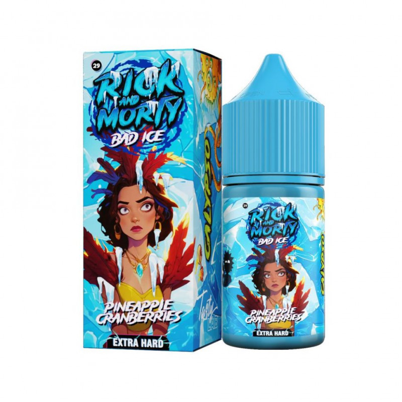 Фото и внешний вид — RICK AND MORTY BAD ICE SALT 30ml - Ананас Клюква S
