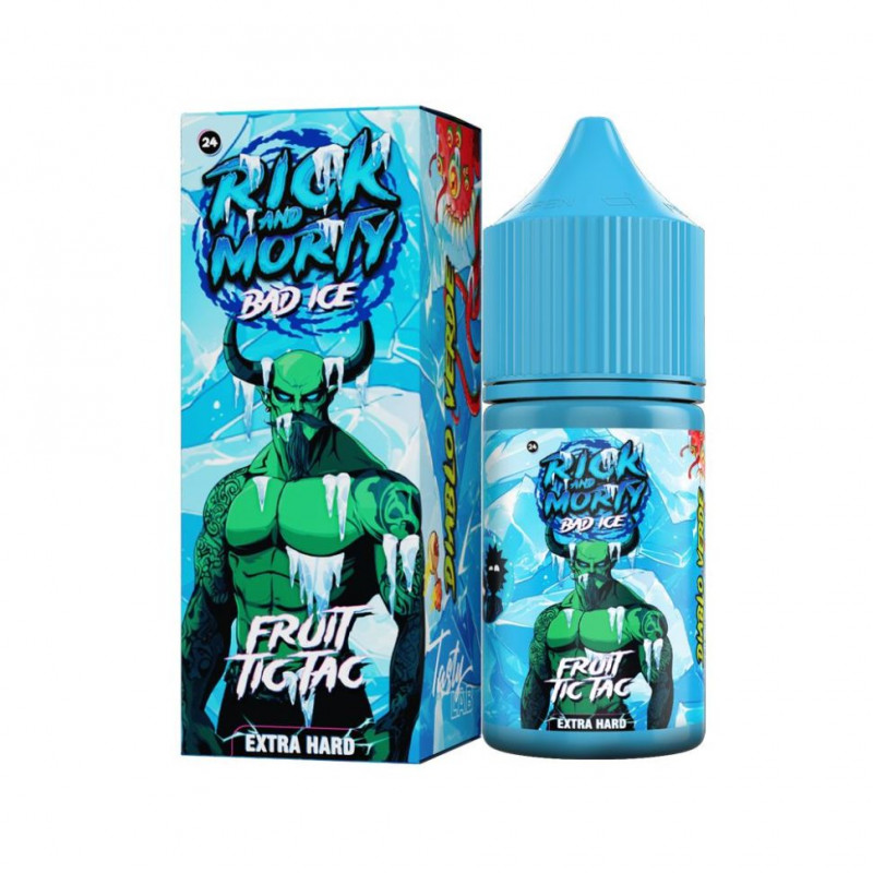 Фото и внешний вид — RICK AND MORTY BAD ICE SALT 30ml - Фруктовый Тик-Так S