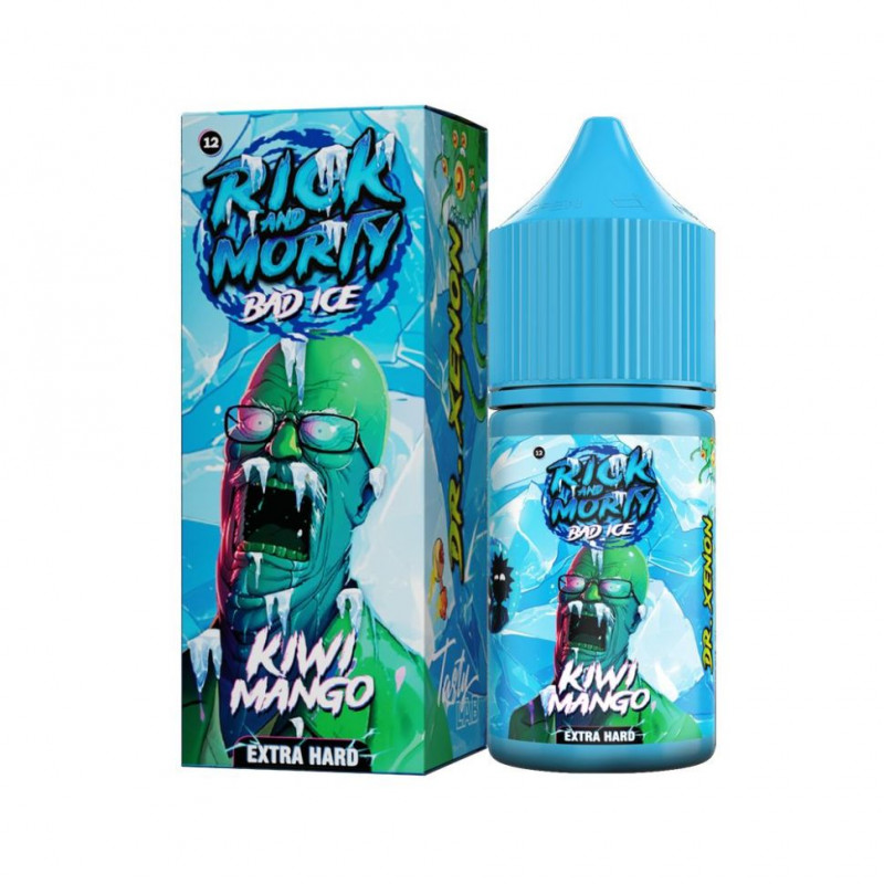 Фото и внешний вид — RICK AND MORTY BAD ICE SALT 30ml - Киви Манго S