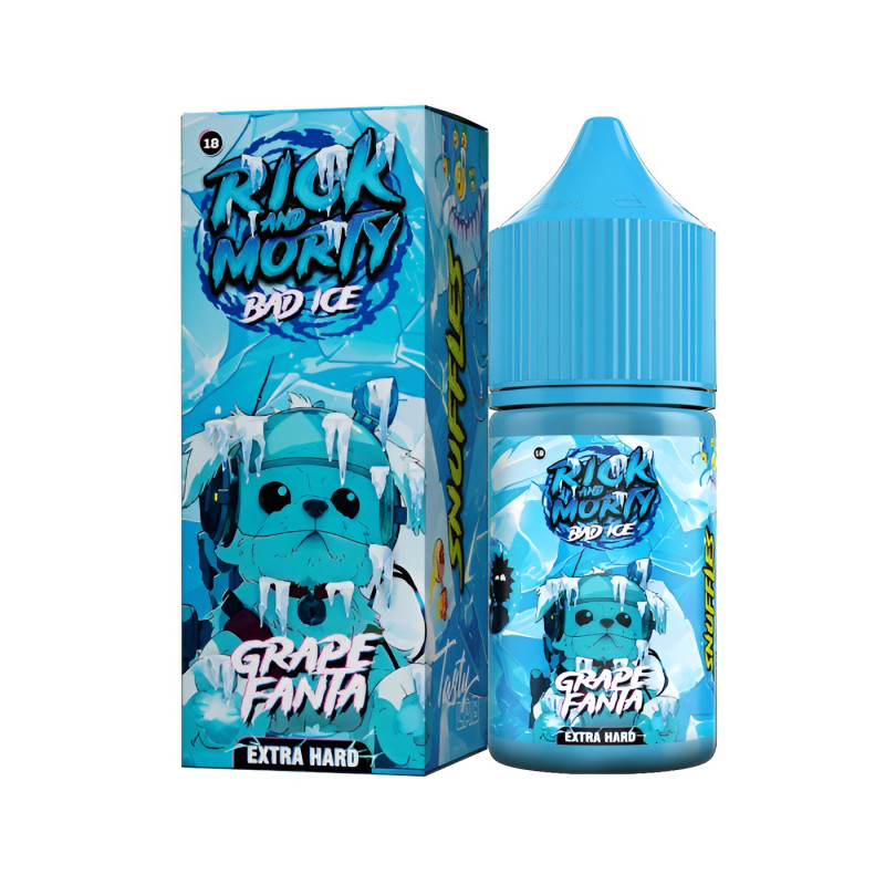 Фото и внешний вид — RICK AND MORTY BAD ICE SALT 30ml - Виноградная Фанта S