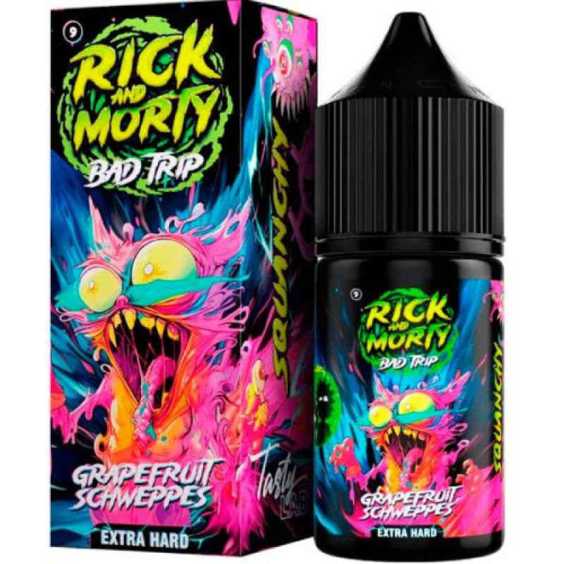 Фото и внешний вид — RICK AND MORTY BAD TRIP SALT 30ml - ГРЕЙПФРУТОВЫЙ ШВЕПС S