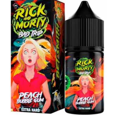 RICK AND MORTY BAD TRIP SALT 30ml - ПЕРСИК БАБЛГАМ S