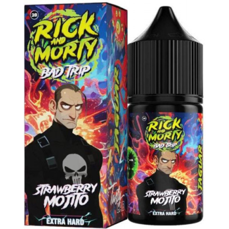 Фото и внешний вид — RICK AND MORTY BAD TRIP SALT 30ml - ЗЕМЛЯНИКА МОХИТО S