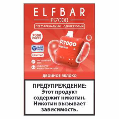 ELFBAR Pi 7000 - Двойное Яблоко