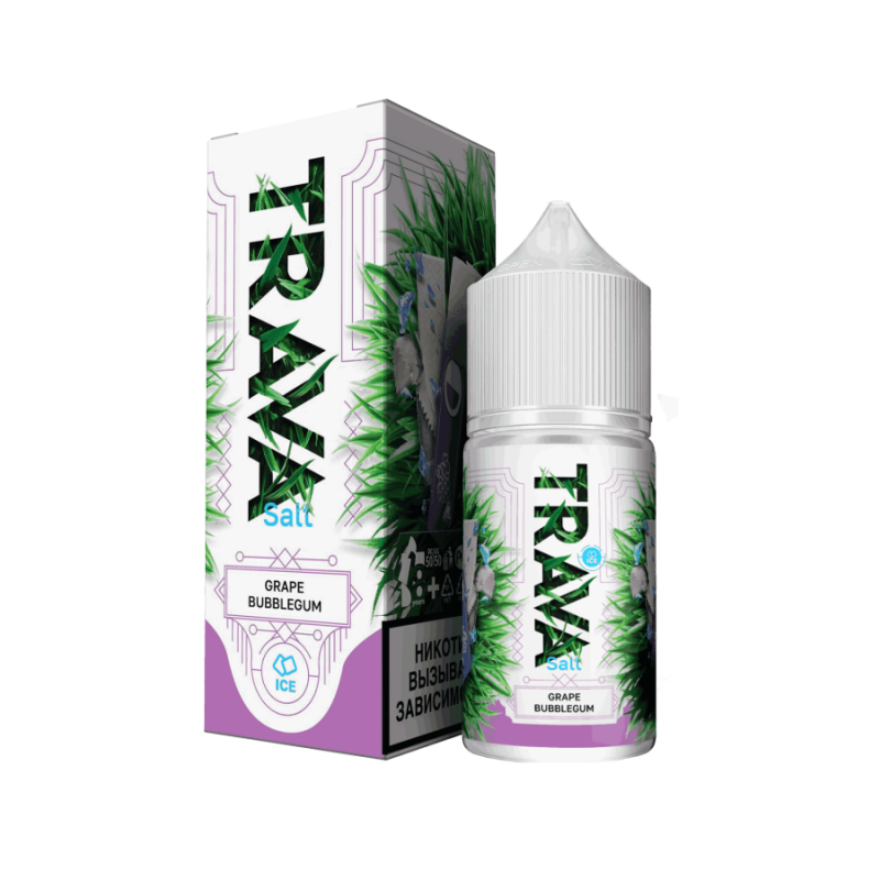 Фото и внешний вид — TRAVA 30ml - Grape Bubble Gum S