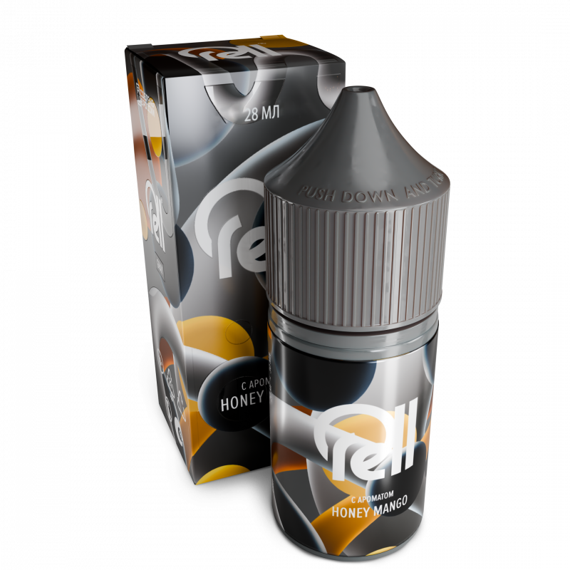 Фото и внешний вид — RELL Gray 28ml 0mg - Honey Mango