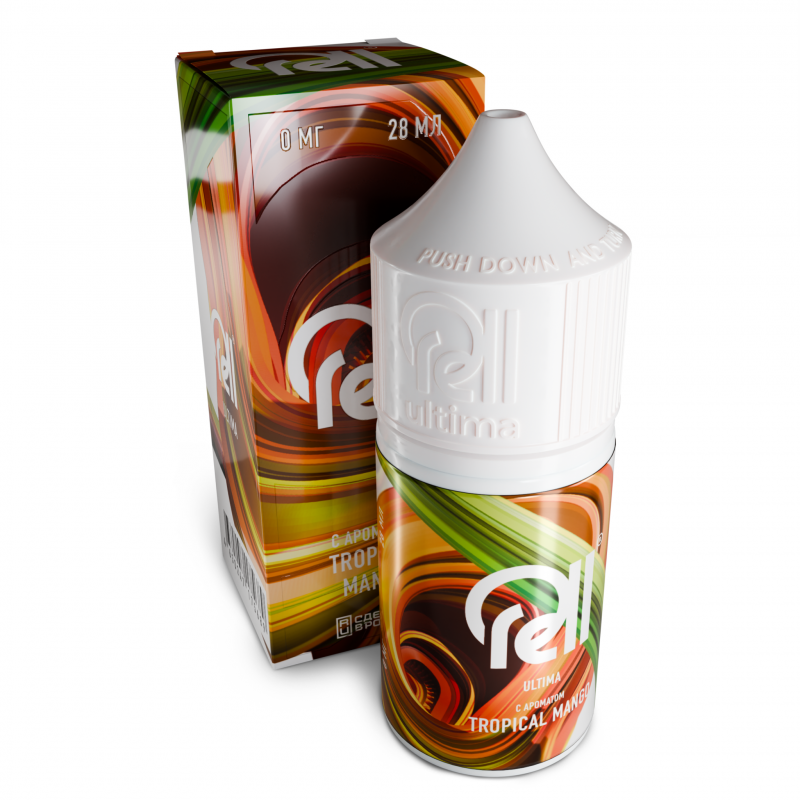 Фото и внешний вид — RELL ULTIMA Tropical Mango (30мл, 20мг/см3)