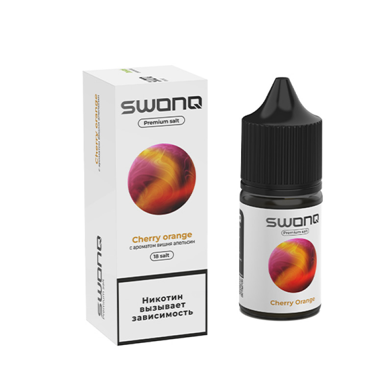 Фото и внешний вид — SWONQ Swog SALT 30ml - Cherry Orange (Вишня Апельсин) N