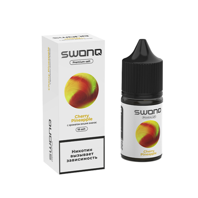 Фото и внешний вид — SWONQ Swog SALT 30ml - Cherry Pineapple (Вишня Ананас) N