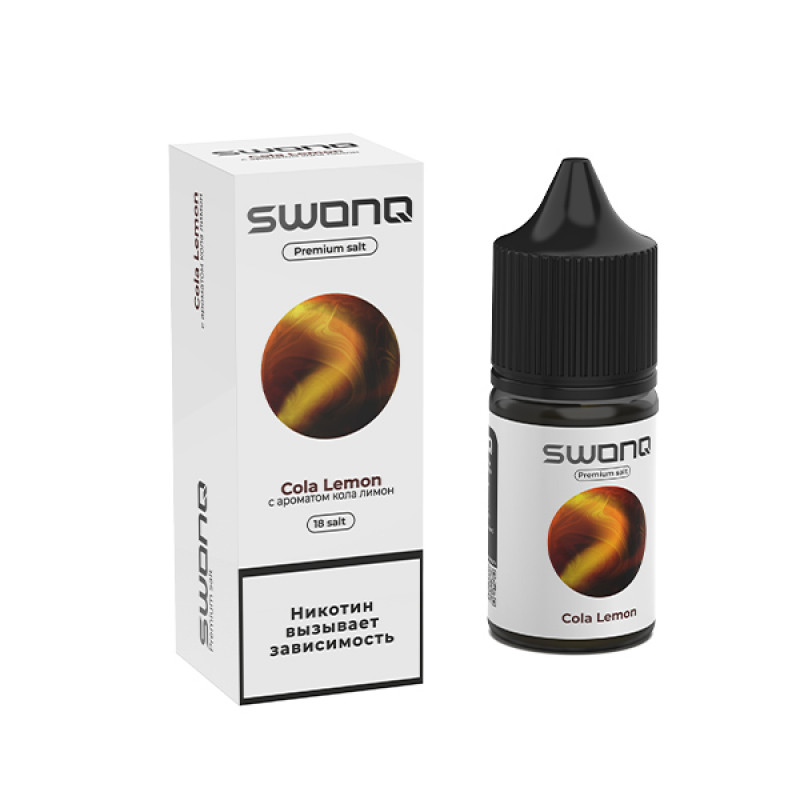Фото и внешний вид — SWONQ Swog SALT 30ml - Cola Lemon (Кола Лимон) N