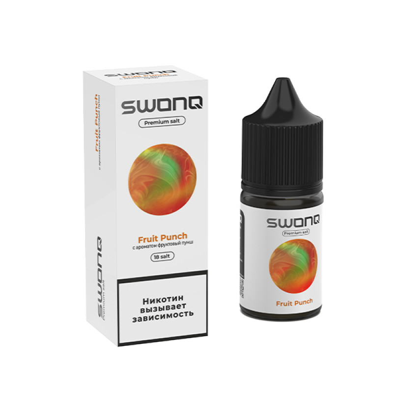 Фото и внешний вид — SWONQ Swog SALT 30ml - Fruit Punch (Фруктовый пунш) N