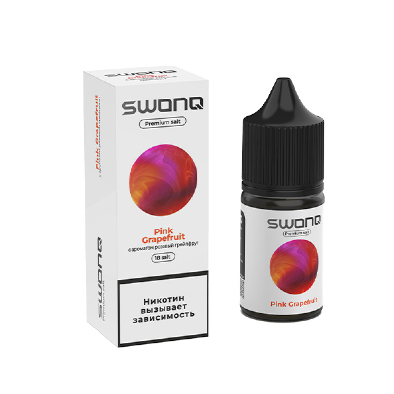 Фото и внешний вид — SWONQ Swog SALT 30ml - Pink Grapefruit (Розовый грейпфрут) N