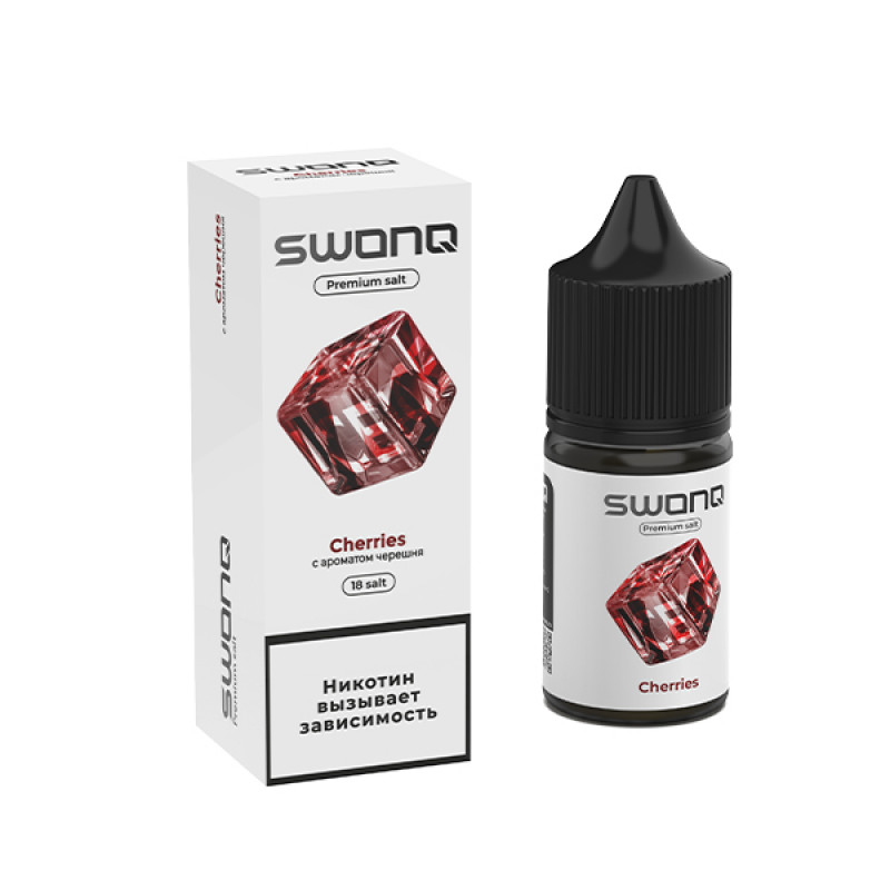 Фото и внешний вид — SWONQ Ice SALT 30ml - Cherries N