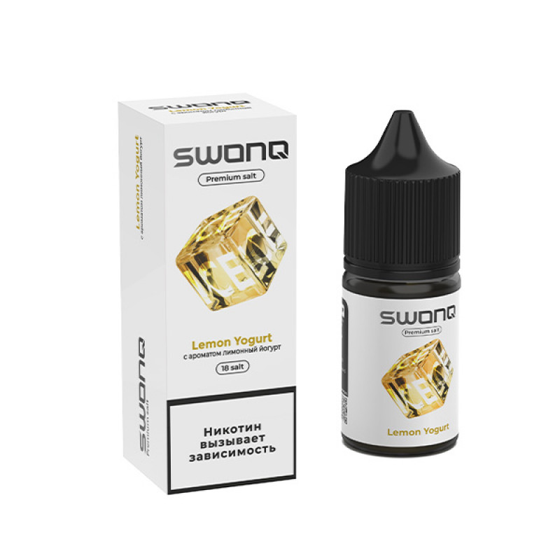 Фото и внешний вид — SWONQ Ice SALT 30ml - Lemon Yoghurt N