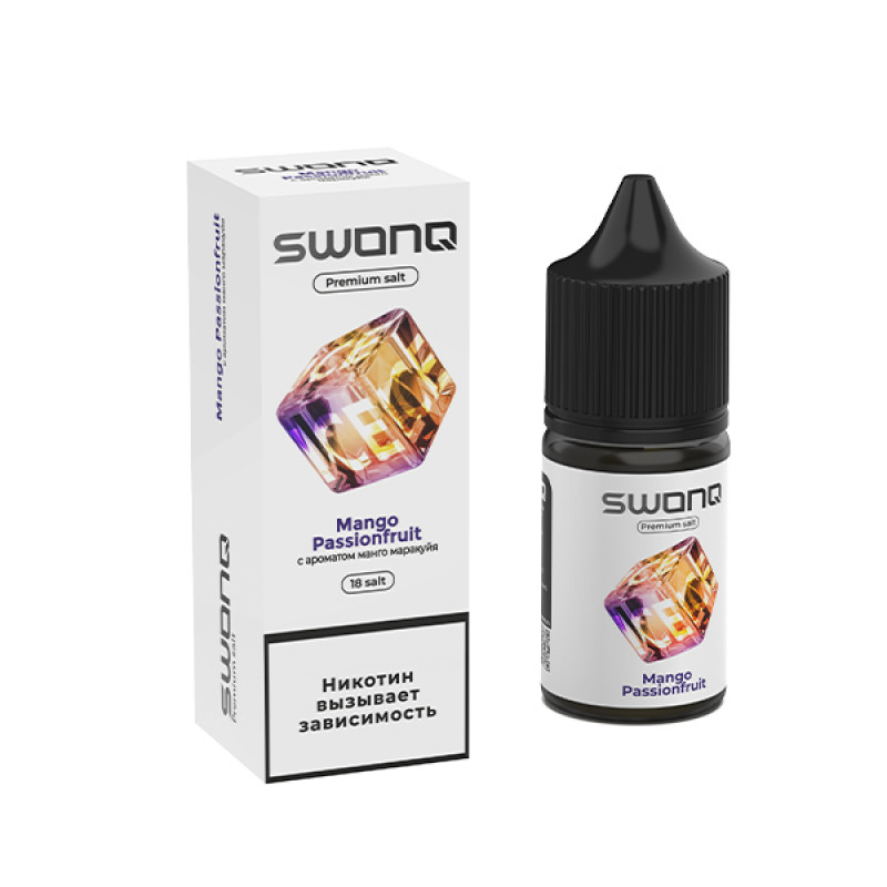Фото и внешний вид — SWONQ Ice SALT 30ml - Mango Passionfruit N