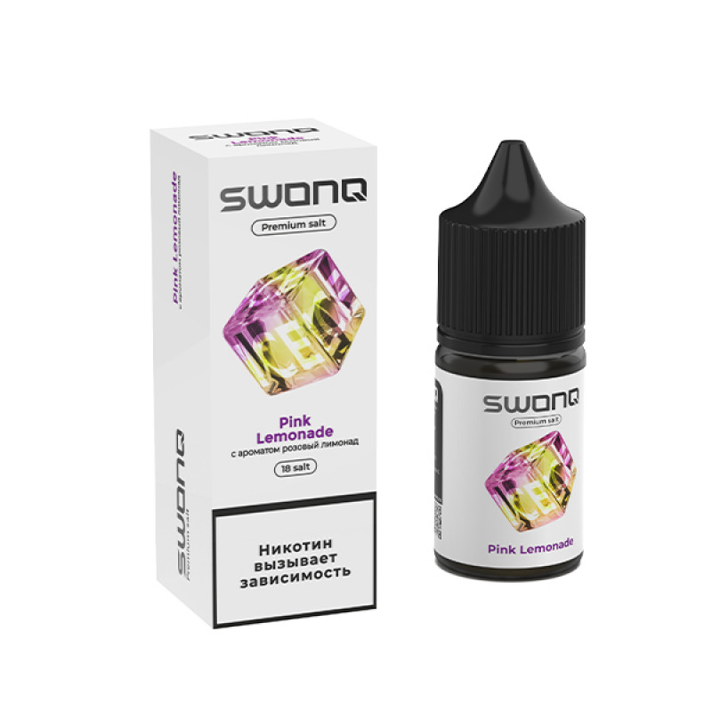 Фото и внешний вид — SWONQ Ice SALT 30ml - Pink Lemonade N