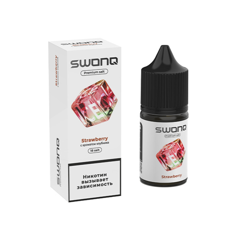 Фото и внешний вид — SWONQ Ice SALT 30ml - Strawberry N
