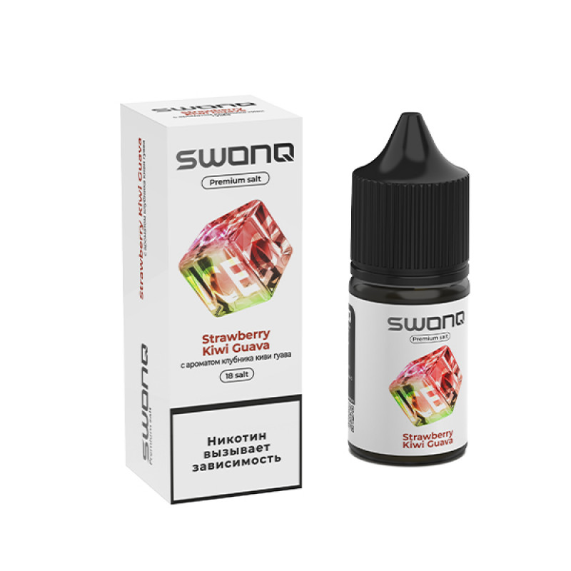 Фото и внешний вид — SWONQ Ice SALT 30ml - Strawberry Kiwi Guava N