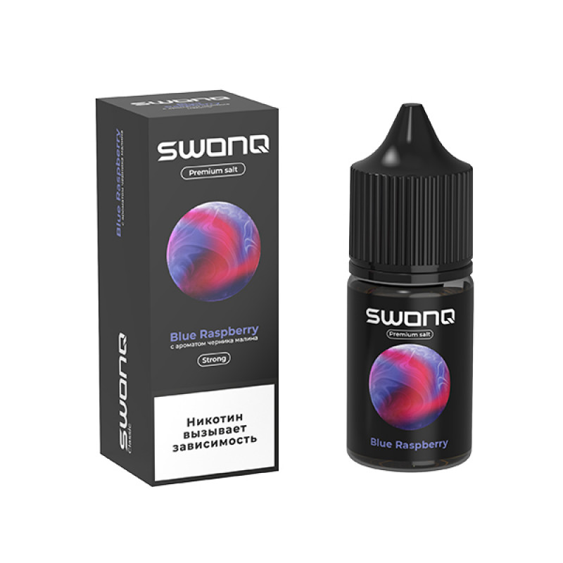 Фото и внешний вид — SWONQ Swog SALT 30ml - Blue Raspberry (Черника Малина) S