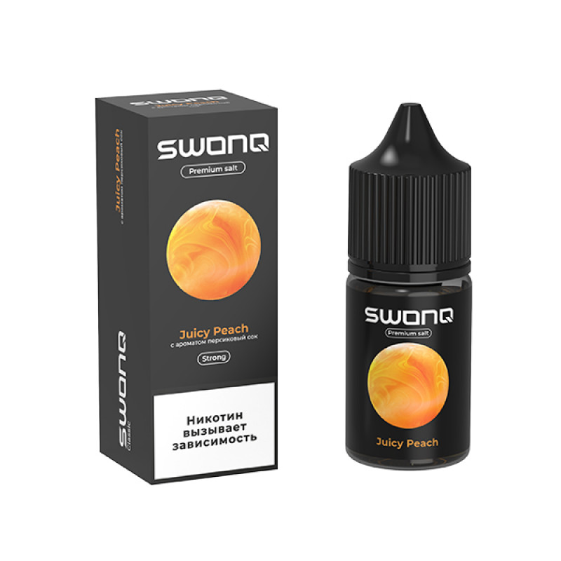 Фото и внешний вид — SWONQ Swog SALT 30ml - Juicy Peach (Сочный персик) S