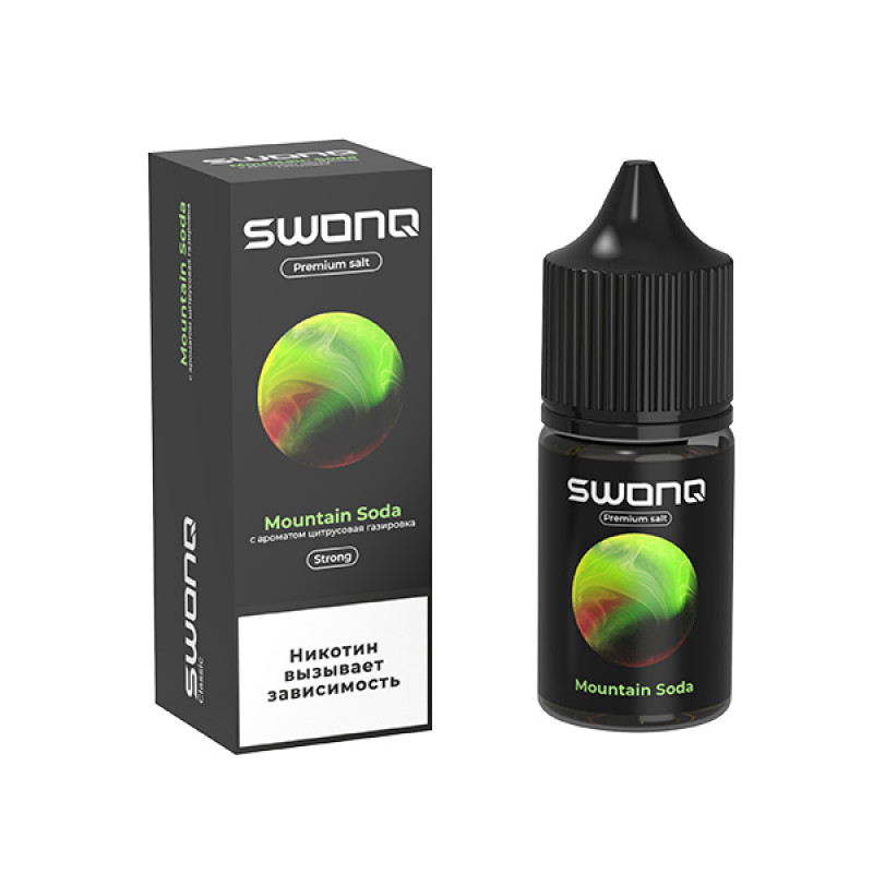 Фото и внешний вид — SWONQ Swog SALT 30ml - Mountain Soda (Газировка) S
