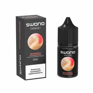 SWONQ Swog SALT 30ml -  Strawberry Cheesecake (Клубничный чизкейк) S