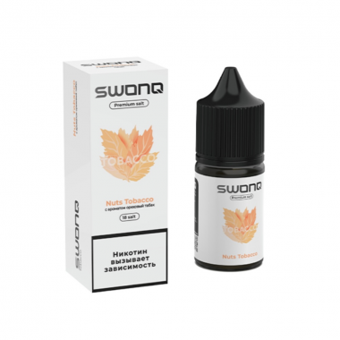 SWONQ Tobacco SALT 30ml - Nutz tobacco (Ореховый табак) N