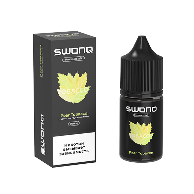 Фото и внешний вид — SWONQ Tobacco SALT 30ml - Pear (Грушевый табак) S