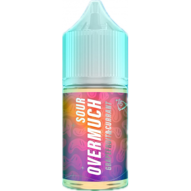 Overmuch Sour SALT 30ml - Grapefruit & Currant S
