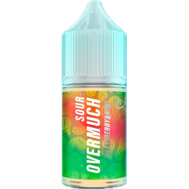 Overmuch Sour SALT 30ml - Strawberry & Kiwi N
