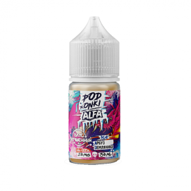 Alfa Vape & PODONKI SALT 30ml - Арбуз Земляника S