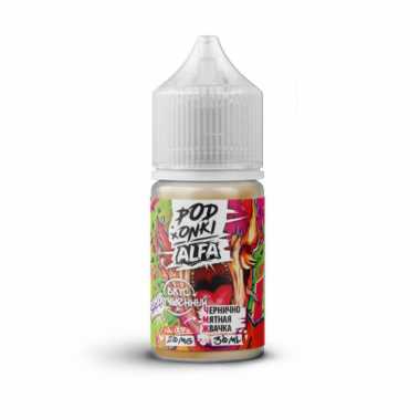 Alfa Vape & PODONKI SALT 30ml - Чернично-Мятная Жвачка S