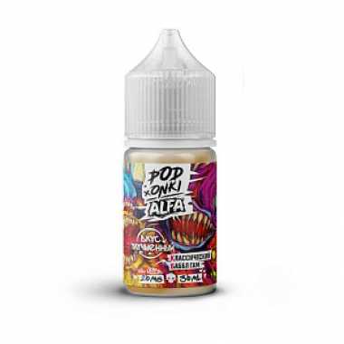 Alfa Vape & PODONKI SALT 30ml - Классический Бабблгам S