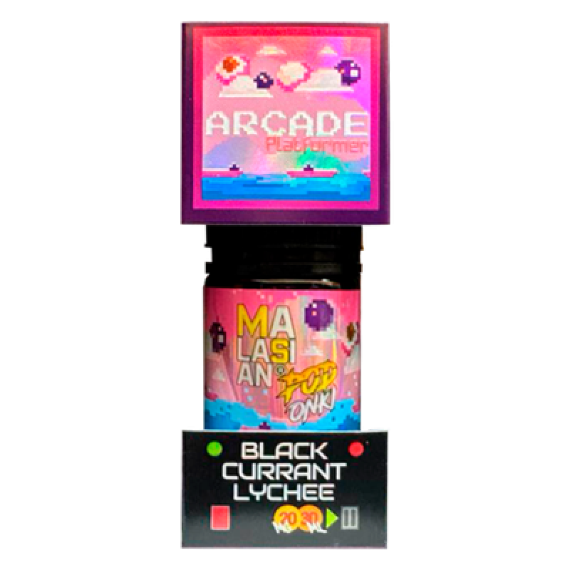 Фото и внешний вид — PODONKI & MALASIAN ARCADE 30ml - Черная Смородина Личи S