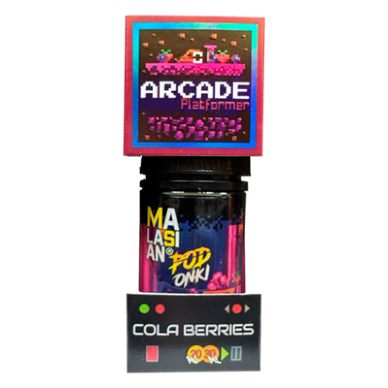 Фото и внешний вид — PODONKI & MALASIAN ARCADE 30ml - Кола Ягоды S