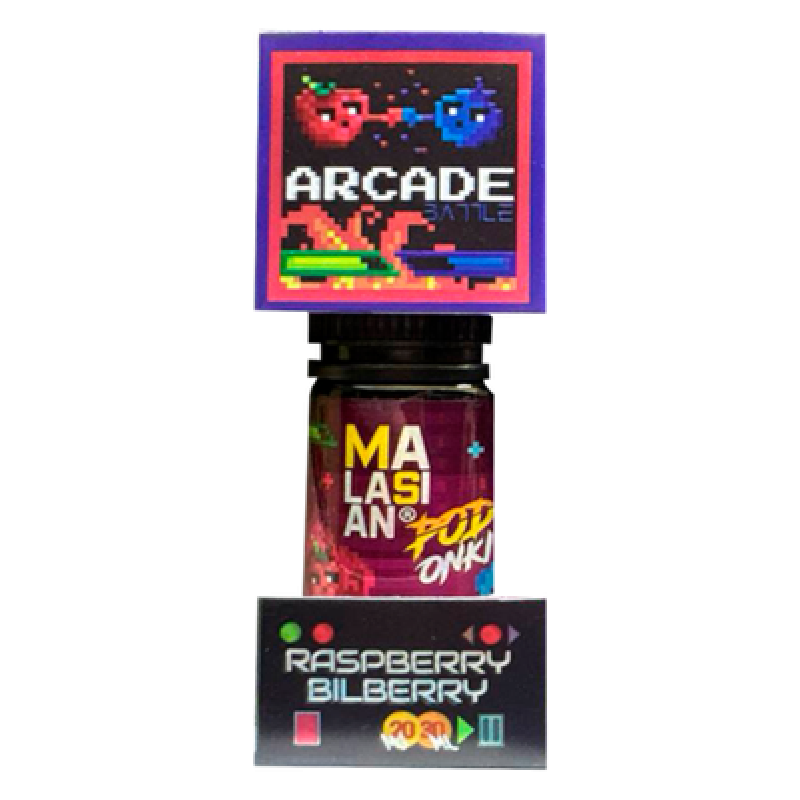 Фото и внешний вид — PODONKI & MALASIAN ARCADE 30ml - Малина Черника S
