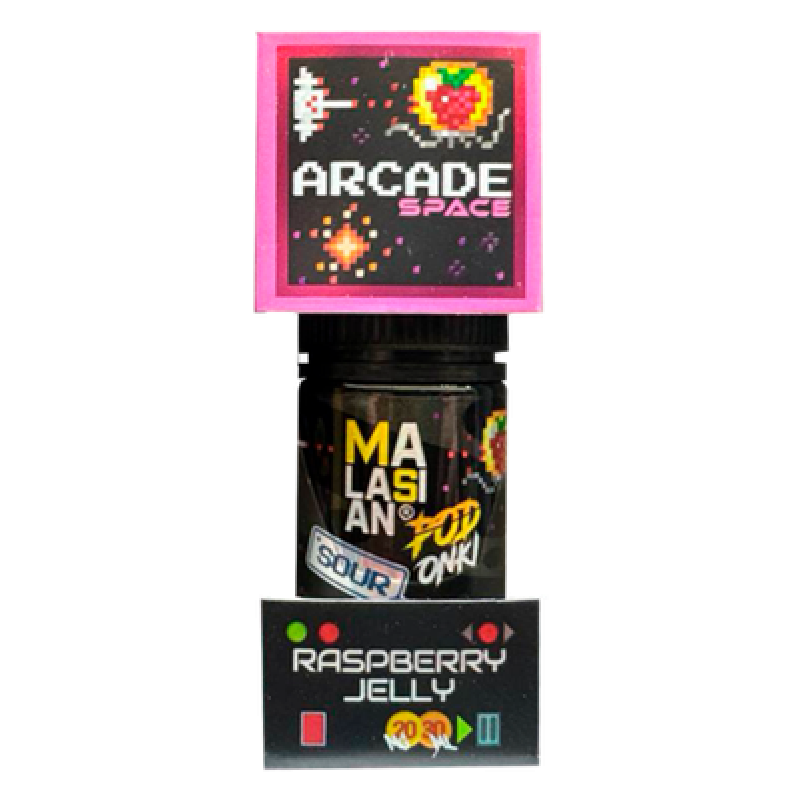 Фото и внешний вид — PODONKI & MALASIAN ARCADE 30ml - Малиновый Мармелад S